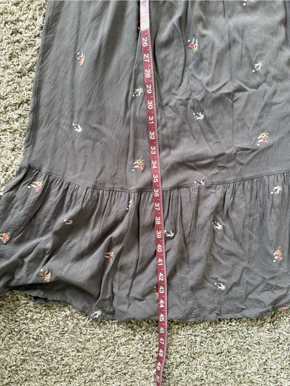 Embroidered Floral Maxi Dress - Picture 10 of 15